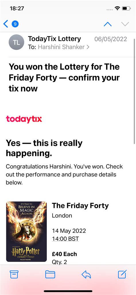todaytix lottery|Friday Forty .